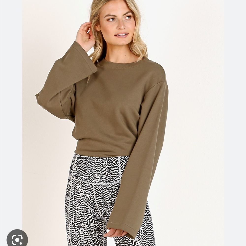 Varley Weymouth sweatshirt size Small olive